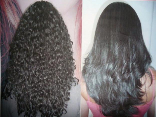 Mooie zomer haar met inoar braziliaanse haar reatment