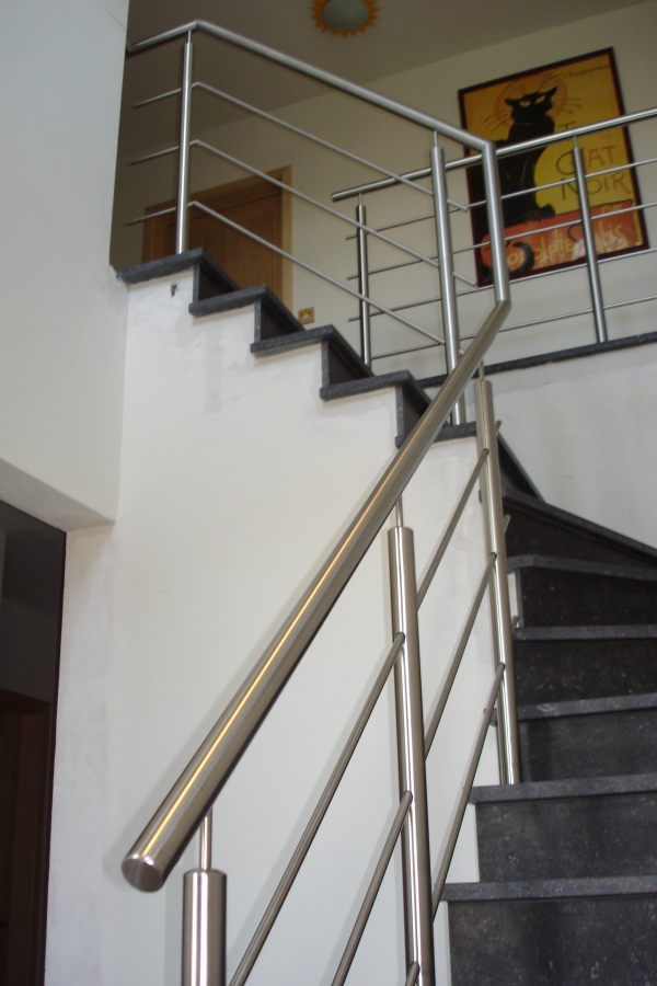 Inox leuningen,trappen,balustrades,relingen