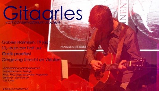 Gitaarles van Conservatorium Student