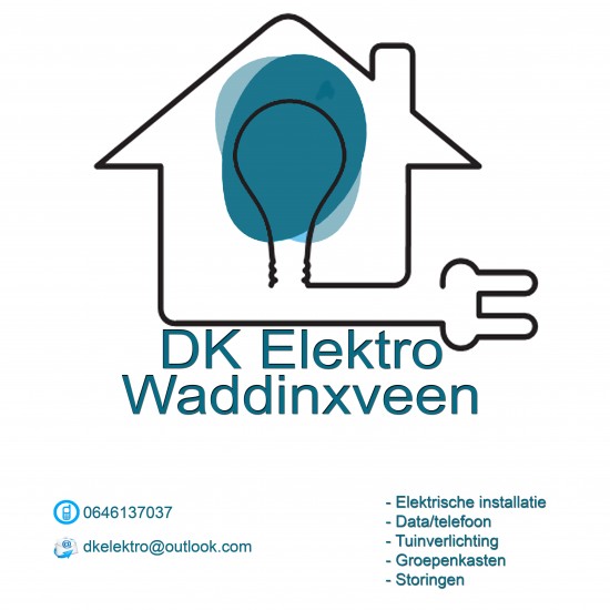 DK Elektro Waddinxveen (elektrische installatie-data/telefoon-tuinverlichting-groepenkasten-storing)