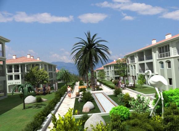 Turkije-Side bemeubelde appartementen