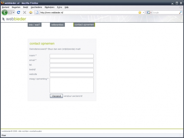 Professionele websites vanaf 150,-