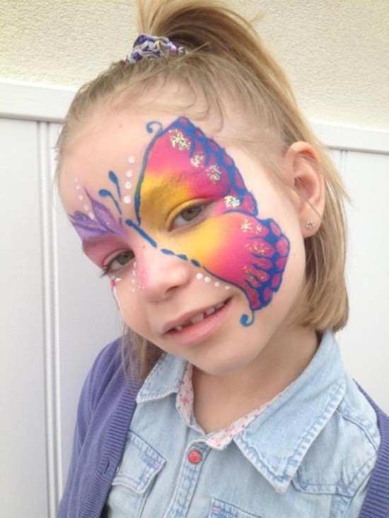 Kinder schminken op feestjes en partijen