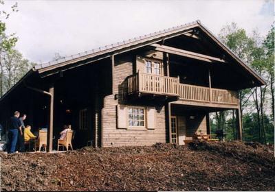 Massieve houtbouw chalet