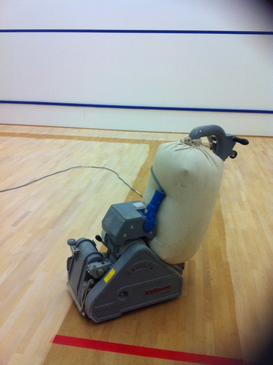 Aanleg onderhoud renovatie squashbaan squashbanen — foto 1
