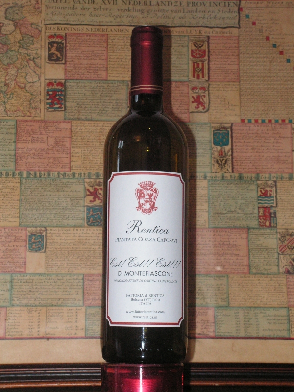 Heerlijke frisse italiaanse witte wijn