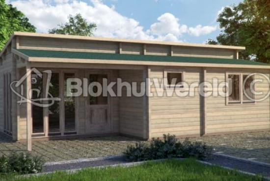 Chalet Den Helder 6.36x8,86m 68mm