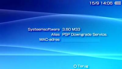 Unbrick en Downgrade service. Nu ook de PSP Slimline 3.60 Firmware. Tevens ook alle oude types PSP's