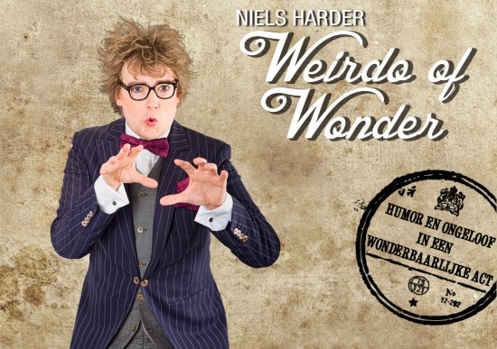 Komisch goochelaar Niels Harder - Weirdo of Wonder. Deze keer zit niet Niels, maar ú met de handen i — foto 1