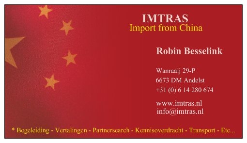Importeren uit China - Begeleiding