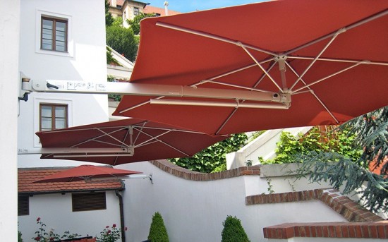 Solero P4 muur parasol