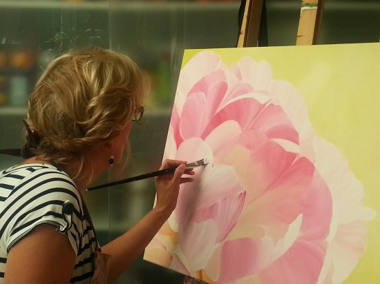 Ontwikkel je schilderkunst bij Beatrix Frederiks ( acrylverf op doek of paneel)