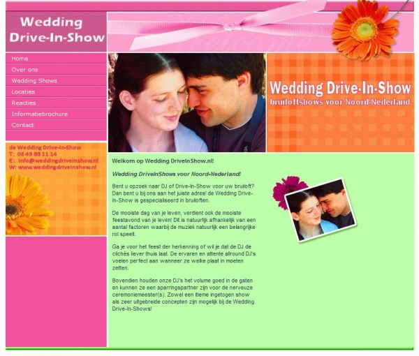 De Wedding Drive-In-Show - Bruiloftshows voor Noord-Nederland!