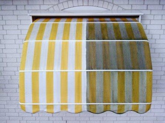Scoonmaken van zonwering Zonnescherm Schoonmaak Markiezen Reinigen is ONS vak. — foto 2