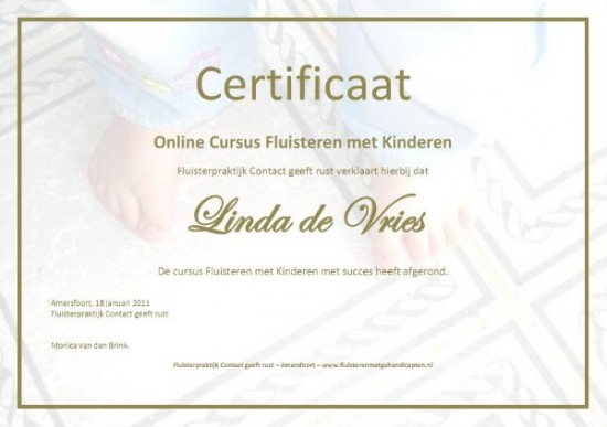 Online cursus Fluisteren met Kinderen — foto 2