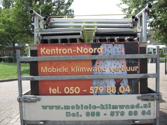 Mobiele klimwand verhuur, binnen en buiten te plaatsen. — foto 2