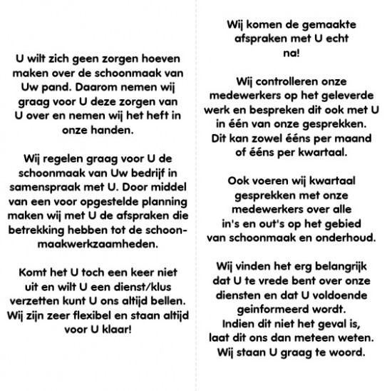 V&V Schoonmaakdiensten (nieuwe onderneemster) regio's Haaglanden, Delfland & Westland. — foto 2