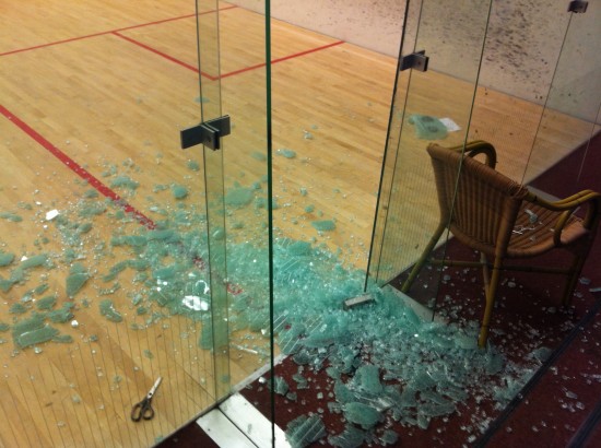 Aanleg onderhoud renovatie squashbaan squashbanen — foto 2