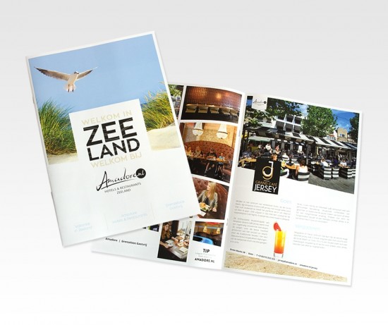 Brochures drukken | Geniet, Gelijmd of Genaaid — foto 2