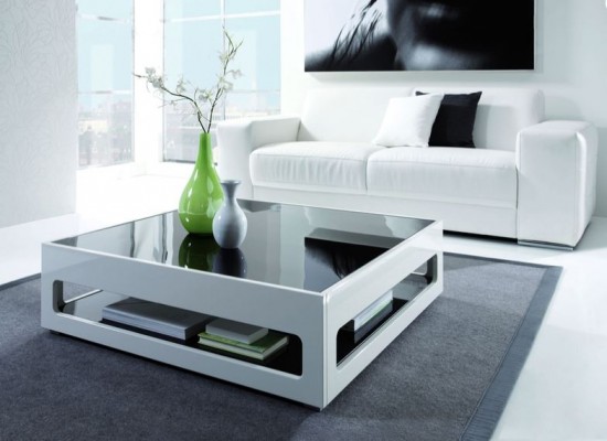 Salontafel hoogglans wit — foto 2