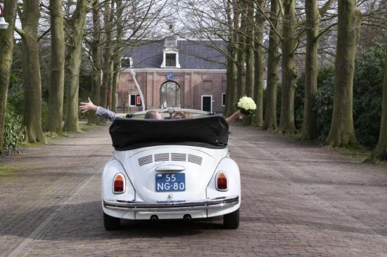 Te huur: Witte Trouwkever Cabriolet — foto 2