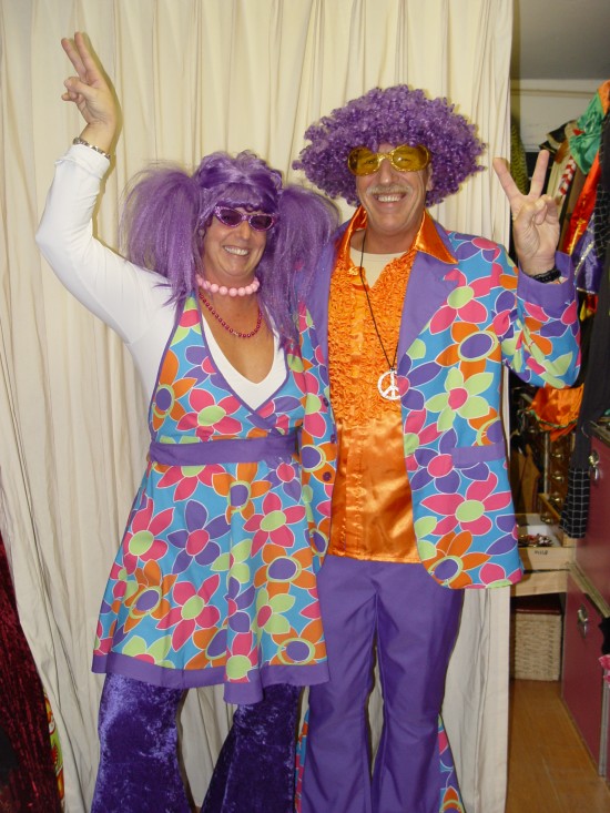 Jaren 70, disco, abba, clownskleding, middeleeuwen, flowerpower kleding verhuur enz — foto 3