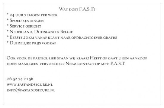 Uw vervoerder voor elke Opdracht !! — foto 3