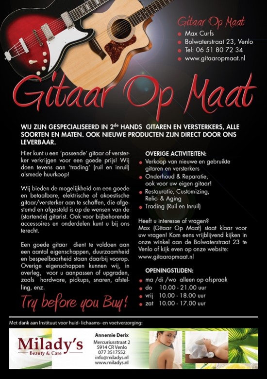 Gitaar Op Maat - Huur een gitaar! — foto 3