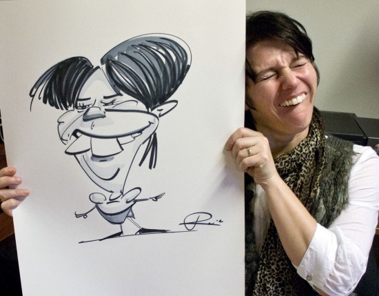 Sneltekenaar en karikaturist Ronald Kronenburg — foto 3