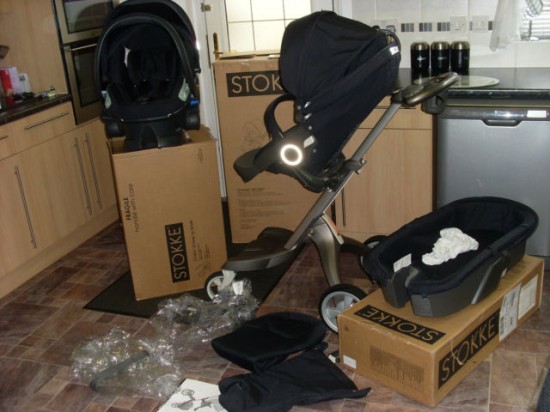 3 in 1 Stokke Xplory V4 Stroller Beige — foto 3