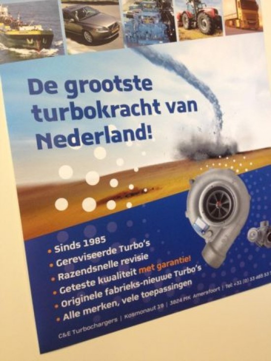 Turbo stuk? C&E Turbochargers dé turbo specialisten sinds 1985. — foto 3