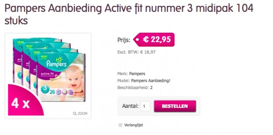 Palmpers aanbieding | Pampers Aktie de beste deal voor uw baby! — foto 3