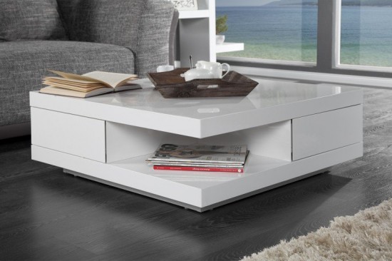Salontafel hoogglans wit — foto 3