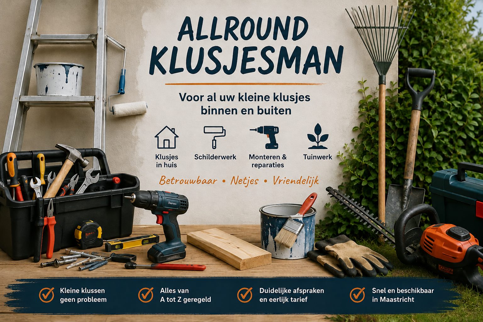 Blijft dat klusje maar liggen?
